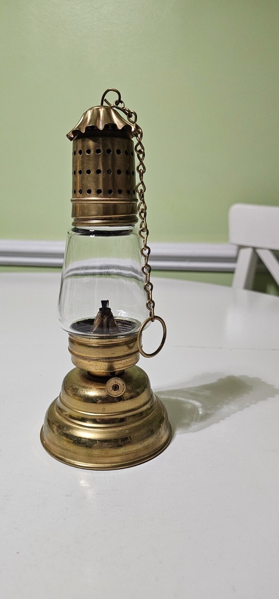 ライト・ランタン ORION BRASS SKATERS LANTERN Antique Brass Skaters Oil Lantern Lamp 9