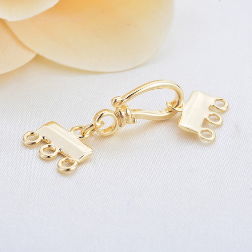 3 Strand Jewelry Accessories Travel Jewellery Clasps Necklace for Layered Look