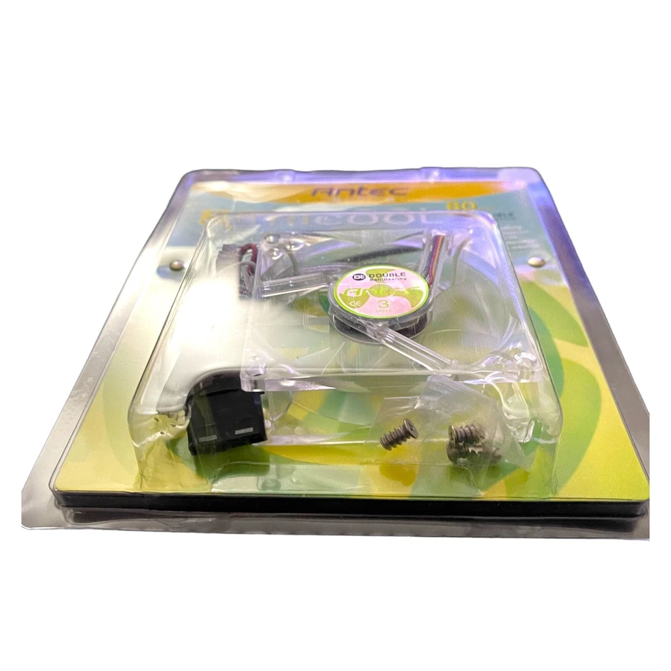 Antec 3 Speed Tricool 80 MM Cooling Fan New Factory Sealed Ships 1 Business Day - Image 4 of 4