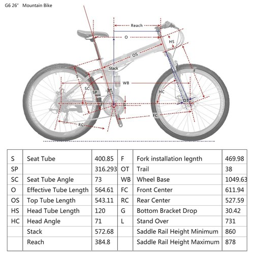 Folding Mountain Bike 26 inch Wheel 16 inch Frame for Young Boys and Girls Youth - Picture 28 of 40