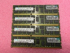 LOT OF 4 8GB 2RX4 PC3L-10600R SERVER MEMORY HP 647650-071 664690-001 M393B1K70QB