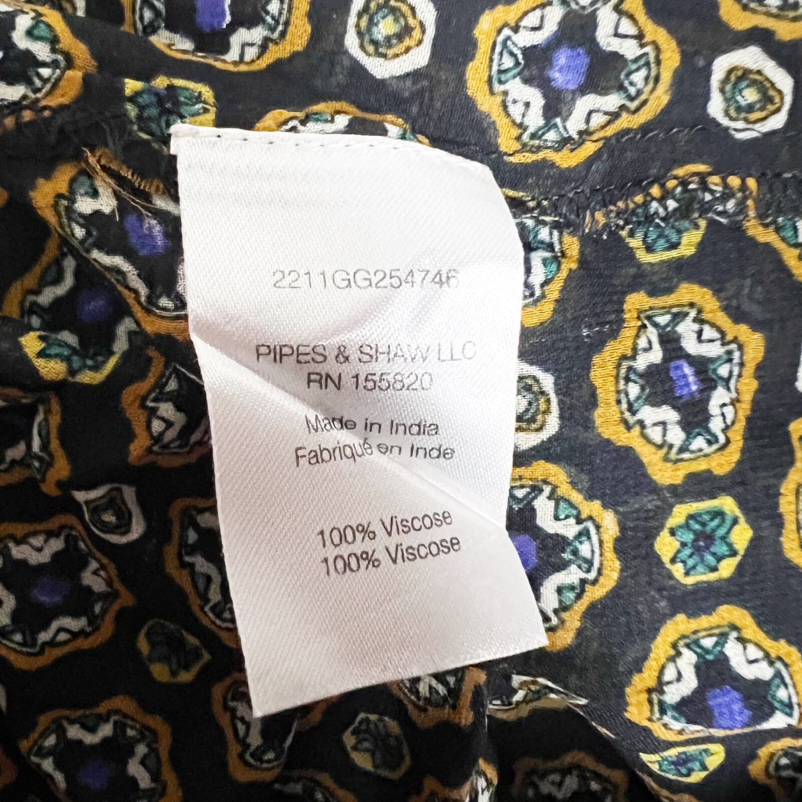 Veronica Beard Lowell Token Print Pattern Semi Sh… - image 3