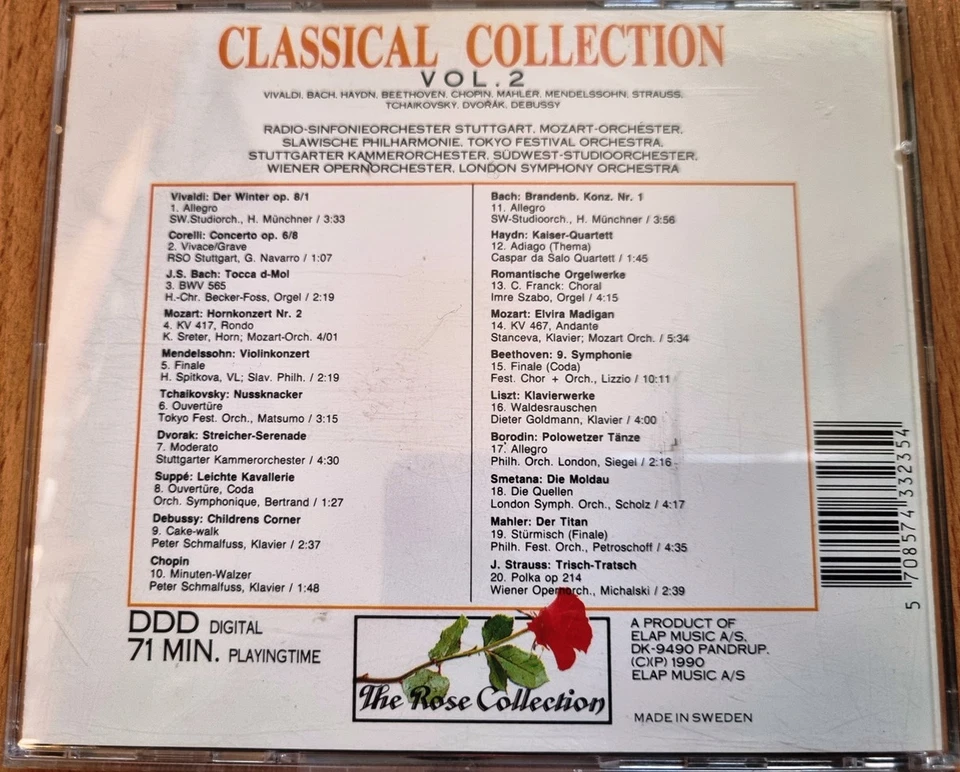 Classical Collection Vol. 2 (Komponisten, Werke, Interpreten s. Beschreibung) - Bild 2 von 3