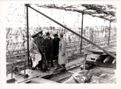 Original Pressefoto 2.WK Premierminister von Burma besucht Küstenverteidigung 23.10.41