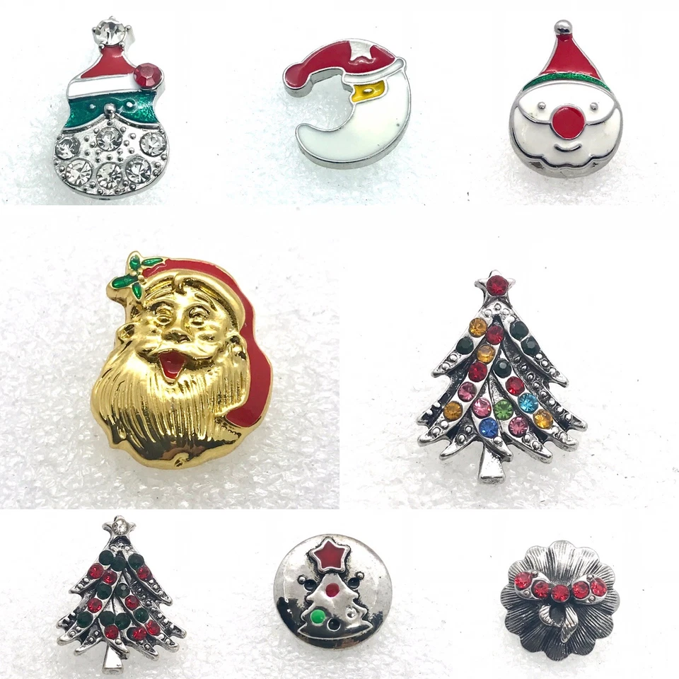 Navidad Invierno Vacaciones Halloween Broches de presión 18-20 mm Broche de botón Noosa Foto 4 de 4