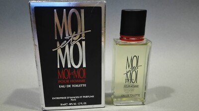 Moi et Moi Pour Homme Eau de Toilette 50 ml. Parfums. Paris. Vintage.Selten.