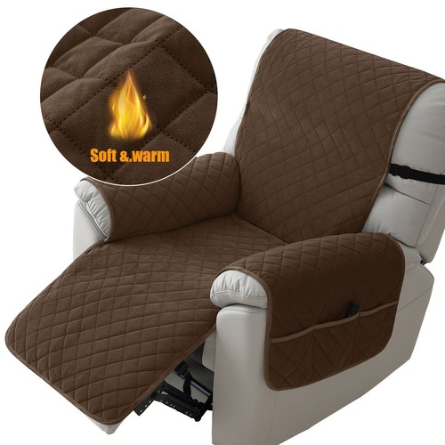 Super soft plush non-slip recliner sofa cover - thick soft plush, warm in winter - Picture 16 of 24