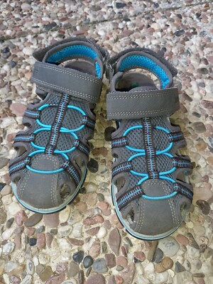 Bama Sandalen, Gr. 33, grau mit blau