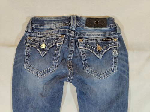 Miss Me Jeans Damen 25 Signature Skinny Low Rise Back Flap Pocket Denim Blau - Bild 11 von 11