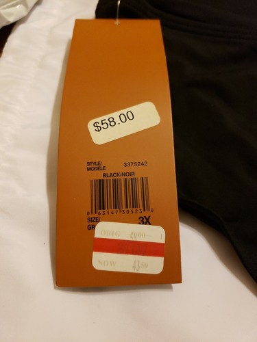 P11 NWT Macy's Captiva 3X Solid Black Bikini Bottom CLEARANCE SALE MSRP $58 - Picture 4 of 4