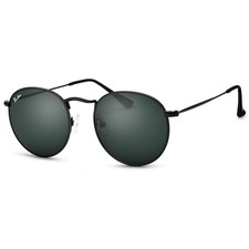 Pro Acme Small Round Sunglasses for Women Men Medium, Black Frame/Grey Lens