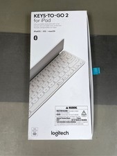 Logitech Keys-to-GO 2 Portable Bluetooth Tablet Keyboard with Built-in Cover, Sl