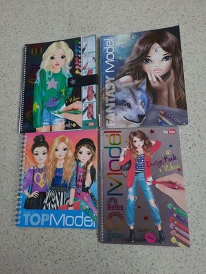 Set TOPModel Top Model Malbuch Malblock Depesche TM