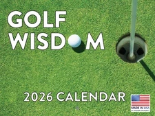 Golf Calendar 2026 Golf Course Wisdom Monthly Wall Calender 12 Month 12x18