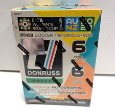 2023 PANINI DONRUSS FIFA WOMAN'S WORLD CUP SOCCER FACTORY SEALED BLASTER BOX!