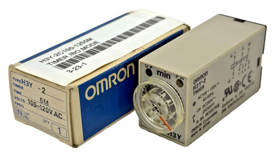Omron H3Y-2 AC100-120 5M Solid-State Timer AC100-120V~ 50/60Hz 5-Min