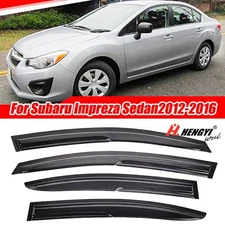 For Subaru Impreza 12-16 JDM Mugen Style Window Visor Rain Guard Wind Deflector