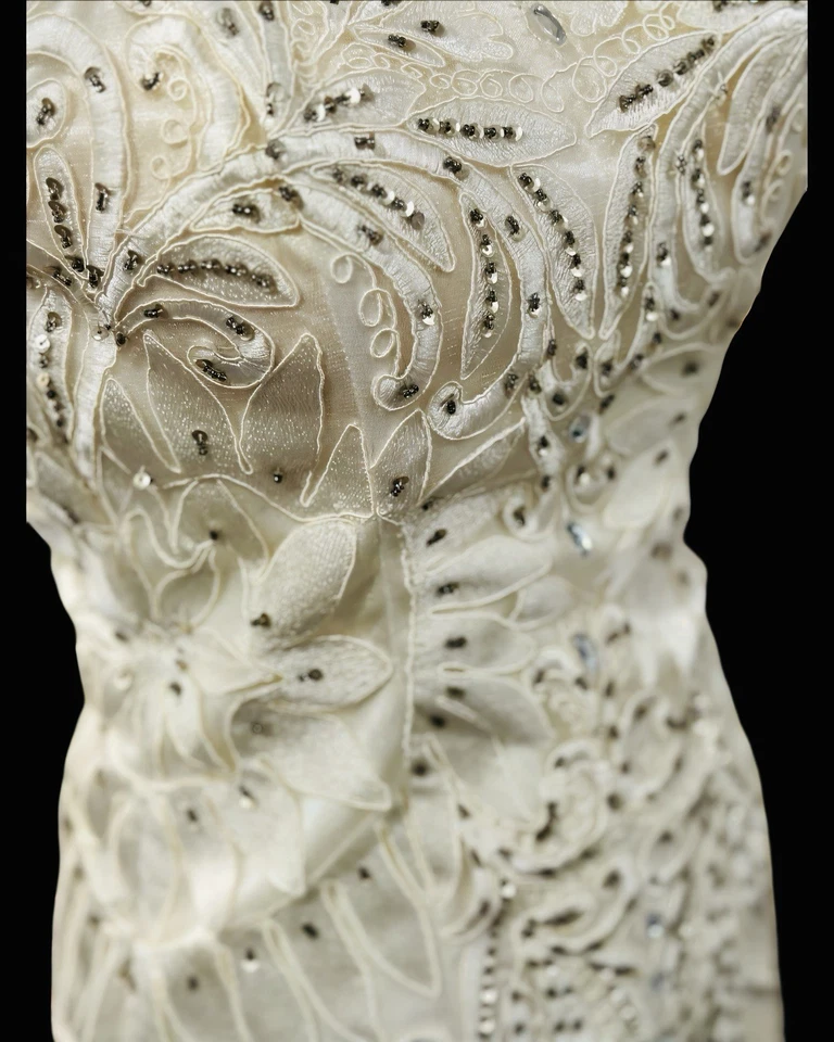 Sue Wong Women’s Beaded Strapless Formal Dress - Size 2 - Image 3 of 3