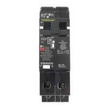 SCHNEIDER ELECTRIC ECB24020G3 CIRCUIT BREAKER, BOLT-ON, 2-POLE, 20A, 277V
