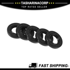 Oil Seal Seal Ring Rotary Shaft Seal NBR Rubber 22x40x7mm Black 5 Pcs