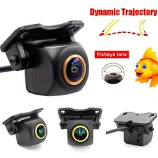 Car Backup Camera 170° Fisheye Lens Trajectory Guidance CCD Wide-Angle Rear View