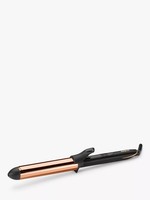 BaByliss Titanium Brilliance Curling Tong, 32mm Titanium Barrel, Black