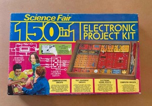 WORKING & COMPLETE - Radio Shack Tandy Science Fair 150 in 1 Project Kit 28-248