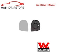 REAR VIEW MIRROR GLASS LHD ONLY LEFT VAN WEZEL 0906837 FOR PEUGEOT PARTNER 1.6L
