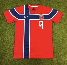 Norway 2026 World Cup Home Soccer Jersey Erling Braut Haaland 9 Size L 1