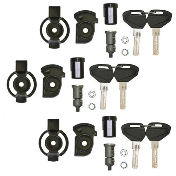 Kappa KSL103 Givi SL103 3x Matched Security Lock Upgrade for Top Box & Panniers