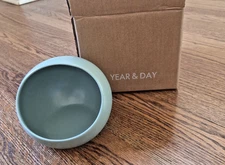 Year & Day Palm Green Ceramic Salt Cellar