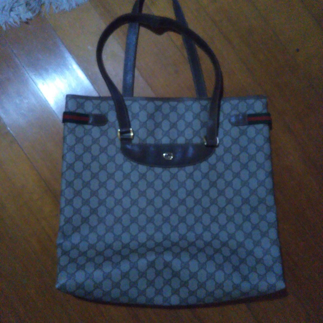 Gucci Sherry Line GG Brown Vintage Tote Bag