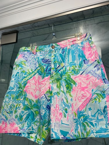 Lilly Pulitzer mens shorts size 32 island tropical theme