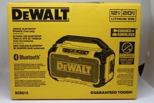 Brand New DeWALT DCR010 12V/20V MAX Jobsite Bluetooth Speaker Cordless