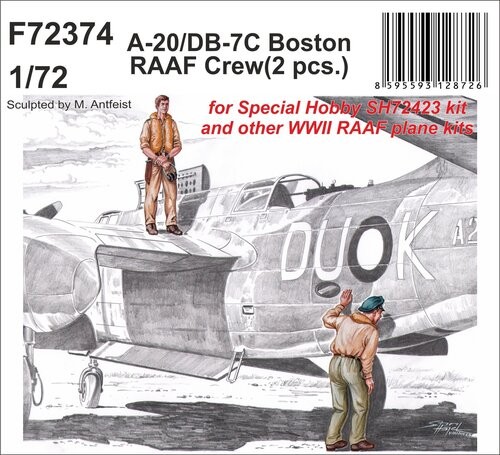 Cmk 129-F72374 - 1:72 A-20/DB-7C Boston RAAF Crew - New