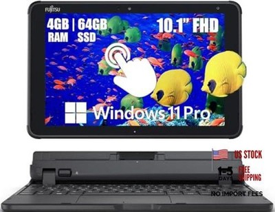 Tablet Q5010 Touchscreen Laptop, 10.1-inch FHD Windows Tablet, Intel Celeron