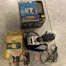 Sony FD Mavica MVC FD200 Digital Camera 2.0 MP Memory Stick Floppy Disk WORKING