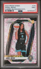 2024 Panini Prizm WNBA #147 Angel Reese Blossom Flower Prizms FOTL /20 PSA 9