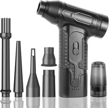 Compressed Air Duster - 300000RPM Electric Air Duster Super Powerful - Cordle...