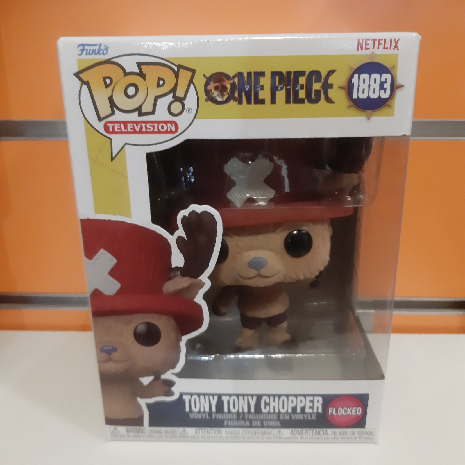 Funko Pop! Netflix One Piece - Tony Tony Chopper (Flocked - 9 Cm) - Immagine 3