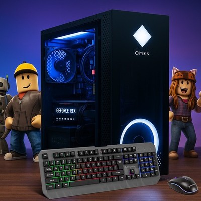 Prebuilt Gaming PC,Intel i5-10600KF,AMD RX5300,16G RAM,SSD+HDD,WiFi6,BT5.4,Win11