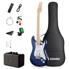 Donner DST-95 Electric Guitar + Amplifier & G...