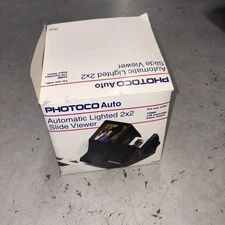 Photoco Auto Automatic Lighted 2x2 Slide Viewer- New Open Box