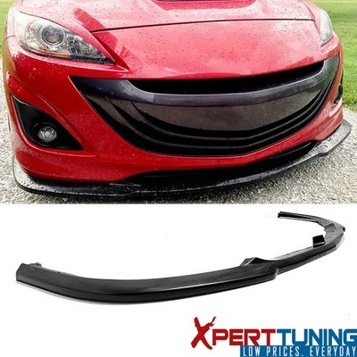 For 10-13 Mazda 3 Mazdaspeed Hatchback Sport Style Front Bumper Spoiler Lip