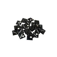 20mm Square Diagonal Slot Wargaming Plastic Bases for Miniature Games