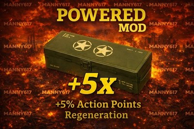 Fallout 76 PS4 / PS5 Powered Mod Box Bundle (x5) +5% Action Points Regeneration 