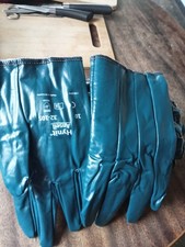 Ansell 32-105 Hynit® Mechanical Hazard Gloves Blue Cotton/Polyester Liner Size10