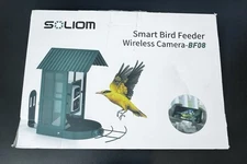 SOLIOM BF08S Smart HD Video Camera Bird Feeder with Solar Panel &  WiFi  connect