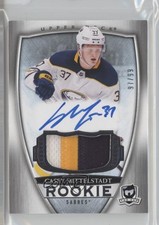 2018-19 Upper Deck The Cup Rookie 97/99 Casey Mittelstadt #63 Patch Auto 0o5t