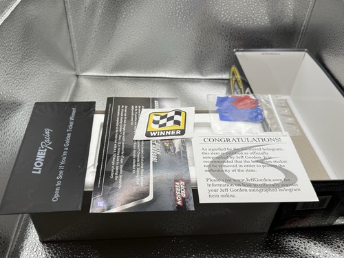 JEFF GORDON AUTOGRAPHED 2014 CHEVY SS AXALTA KANSAS WIN DIECAST W/COA 1 Of 50 - Picture 3 of 13